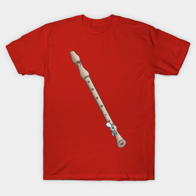 Alto treble recorder T-Shirt by ElectronicCloud